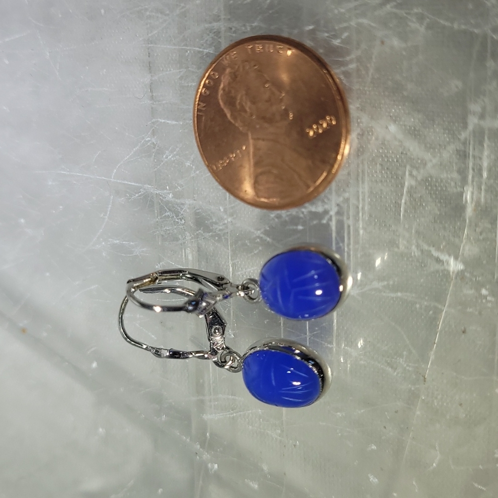 Scarab earrings